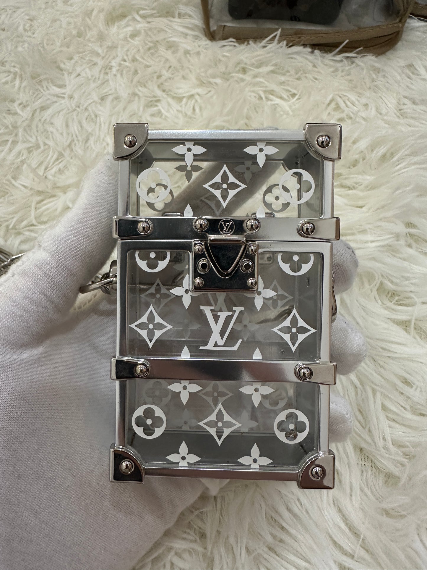 LV Acrylic Monogram Cigarette Case