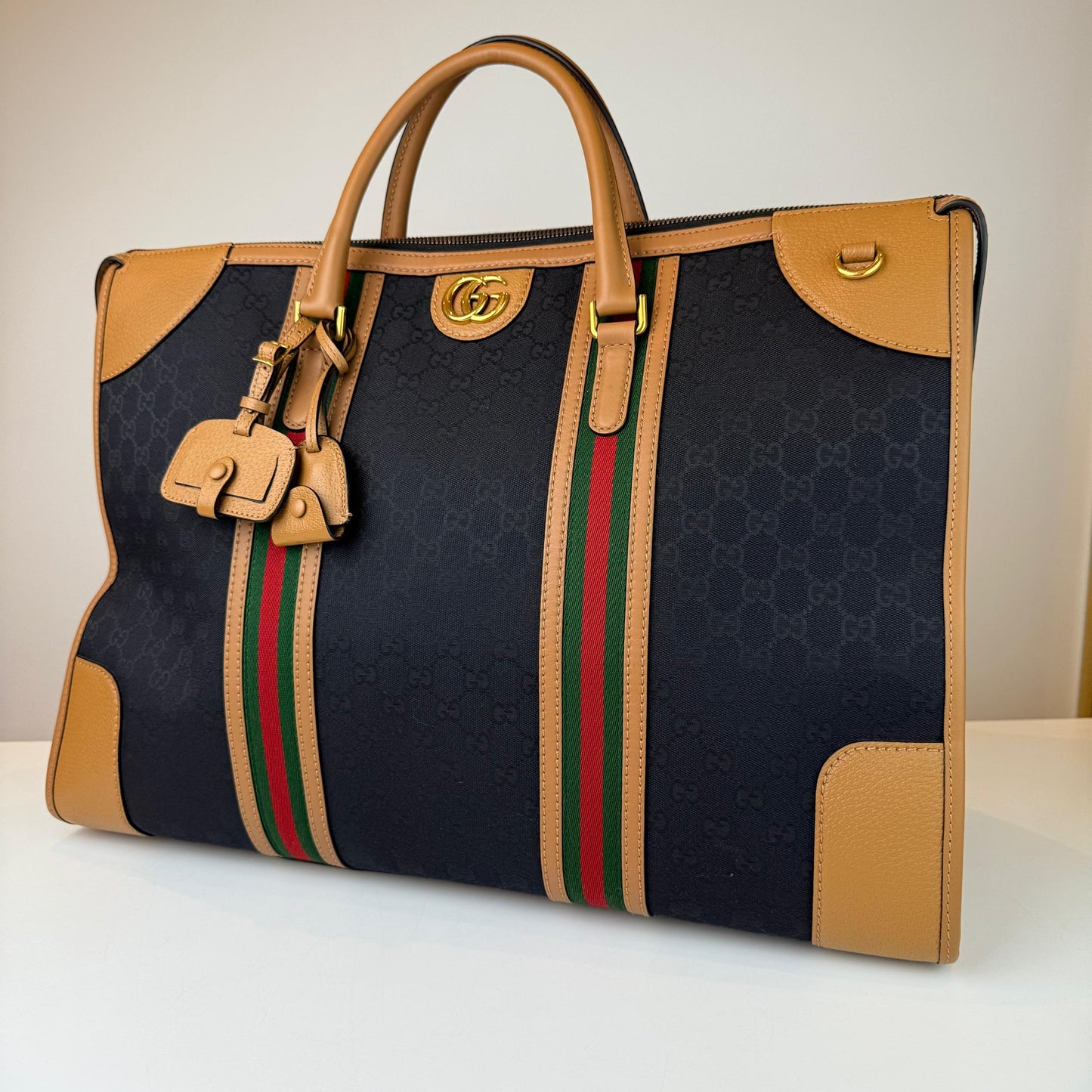 Gucci Bauletto Duffle Bag XL GG