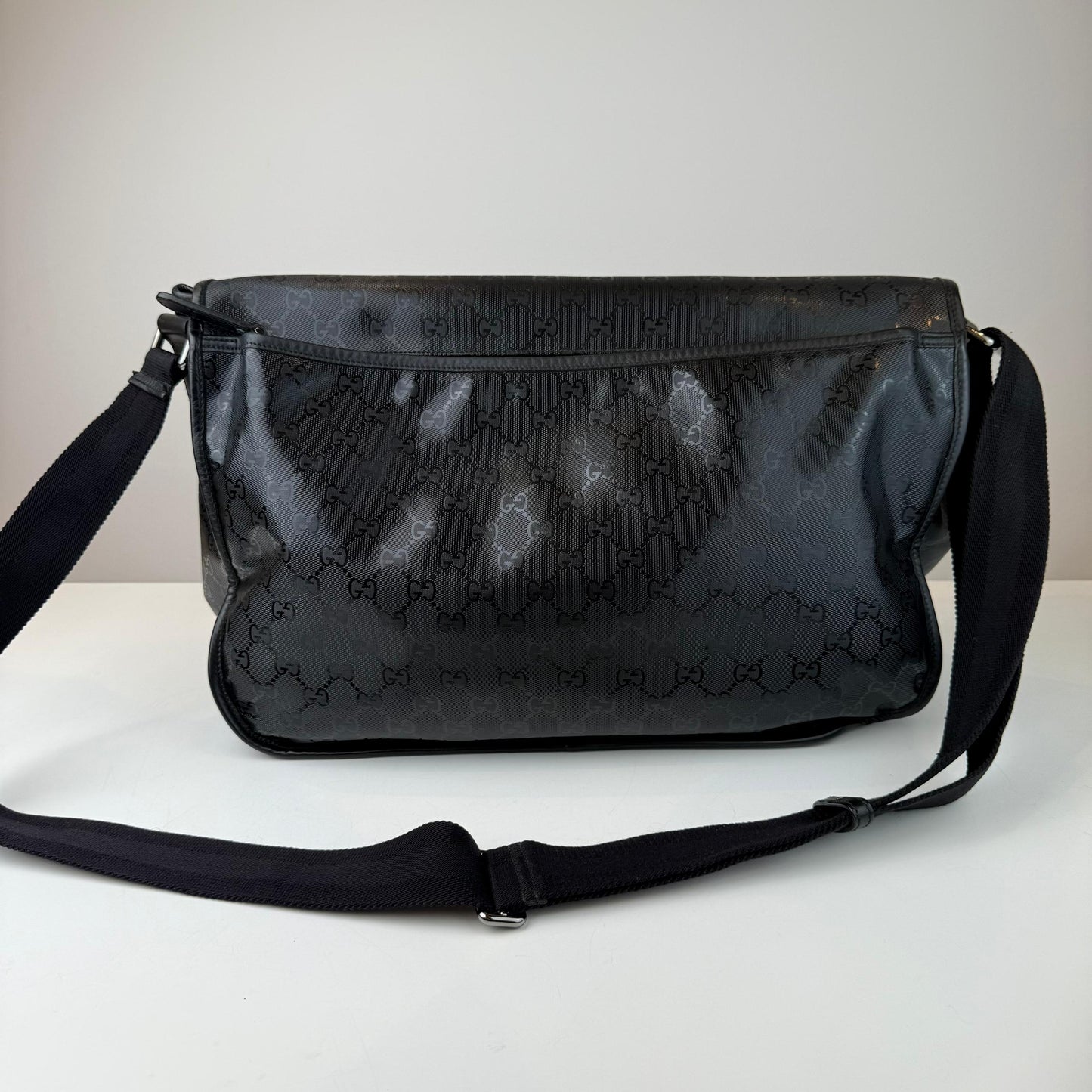 Gucci Imprime Monogram Flap Messenger Bag