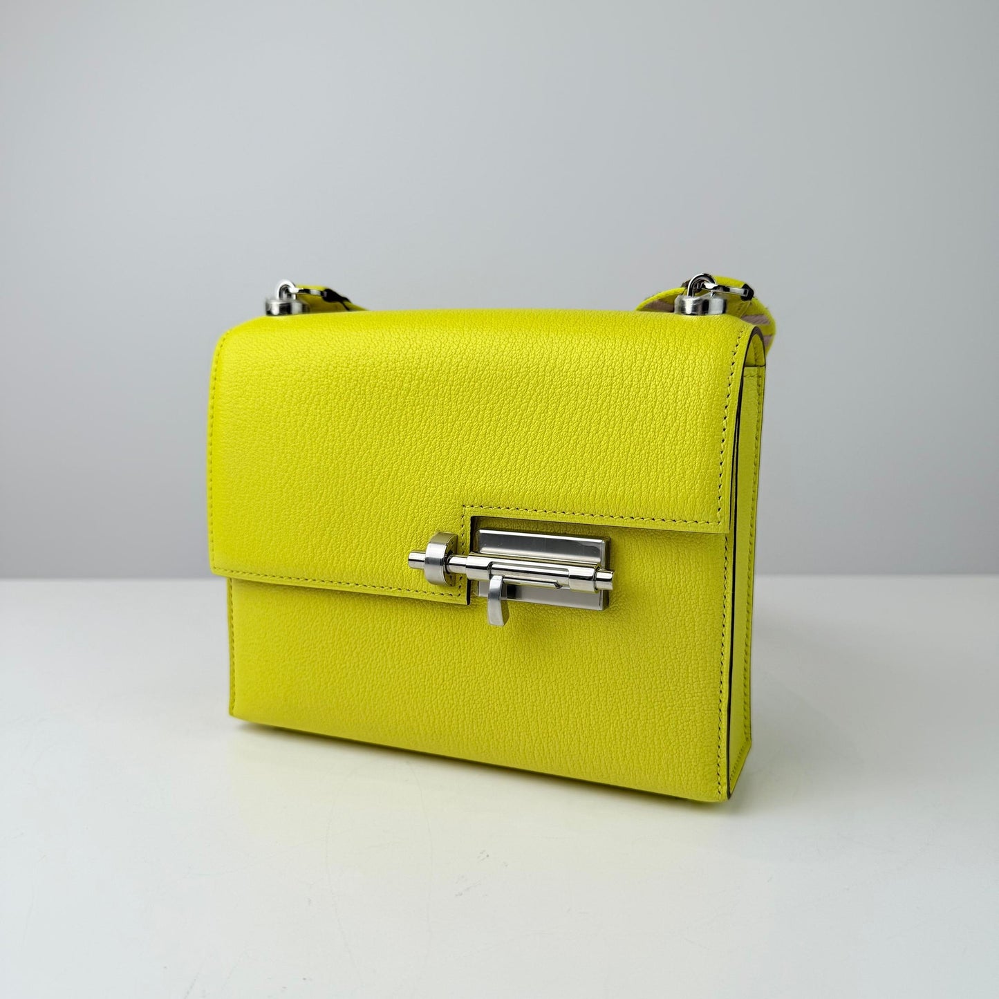 Hermes Verrou Mini in Jaune Citron Colour