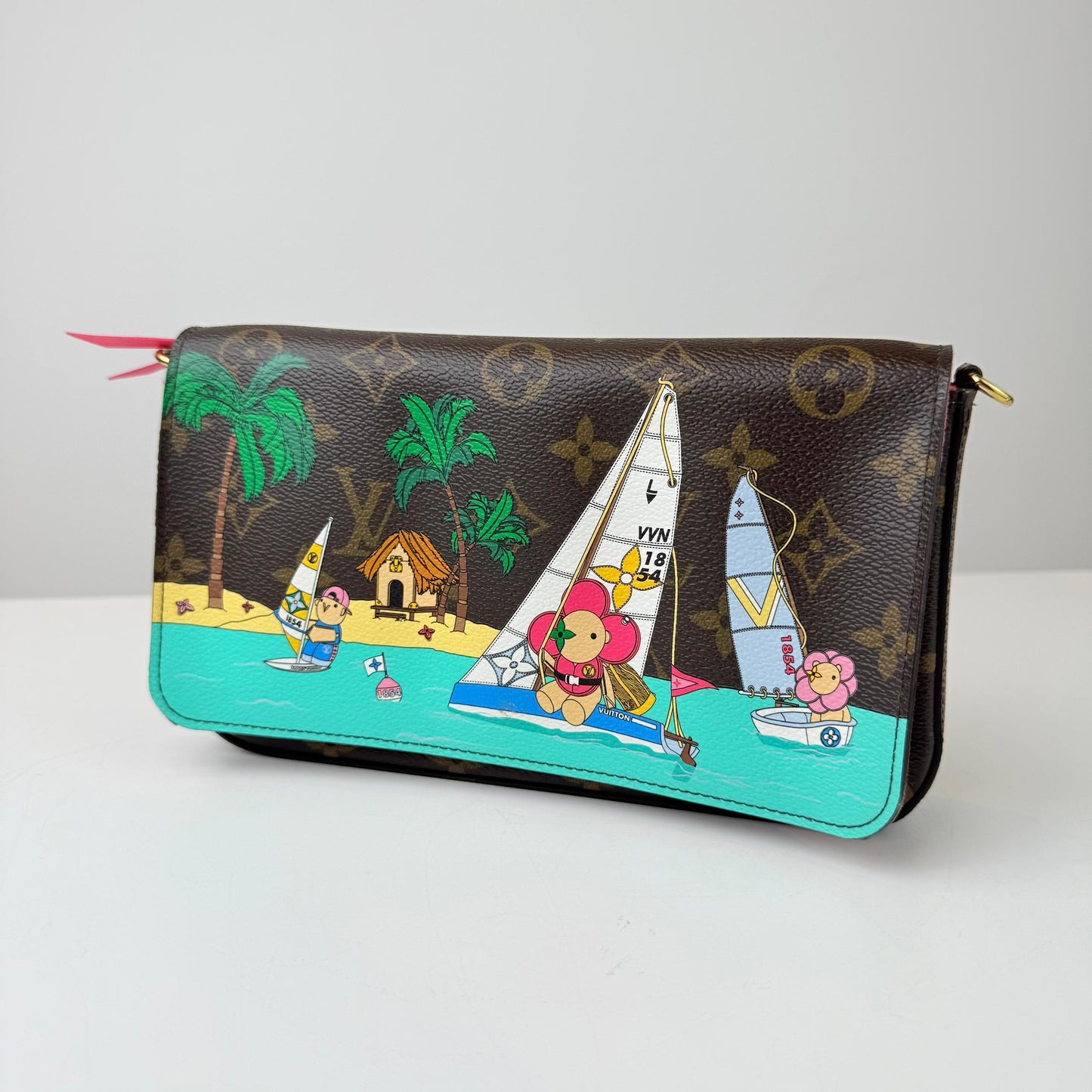 Louis Vuitton Monogram 2023 Christmas Animation Sailing Pochette Felicie Vivienne