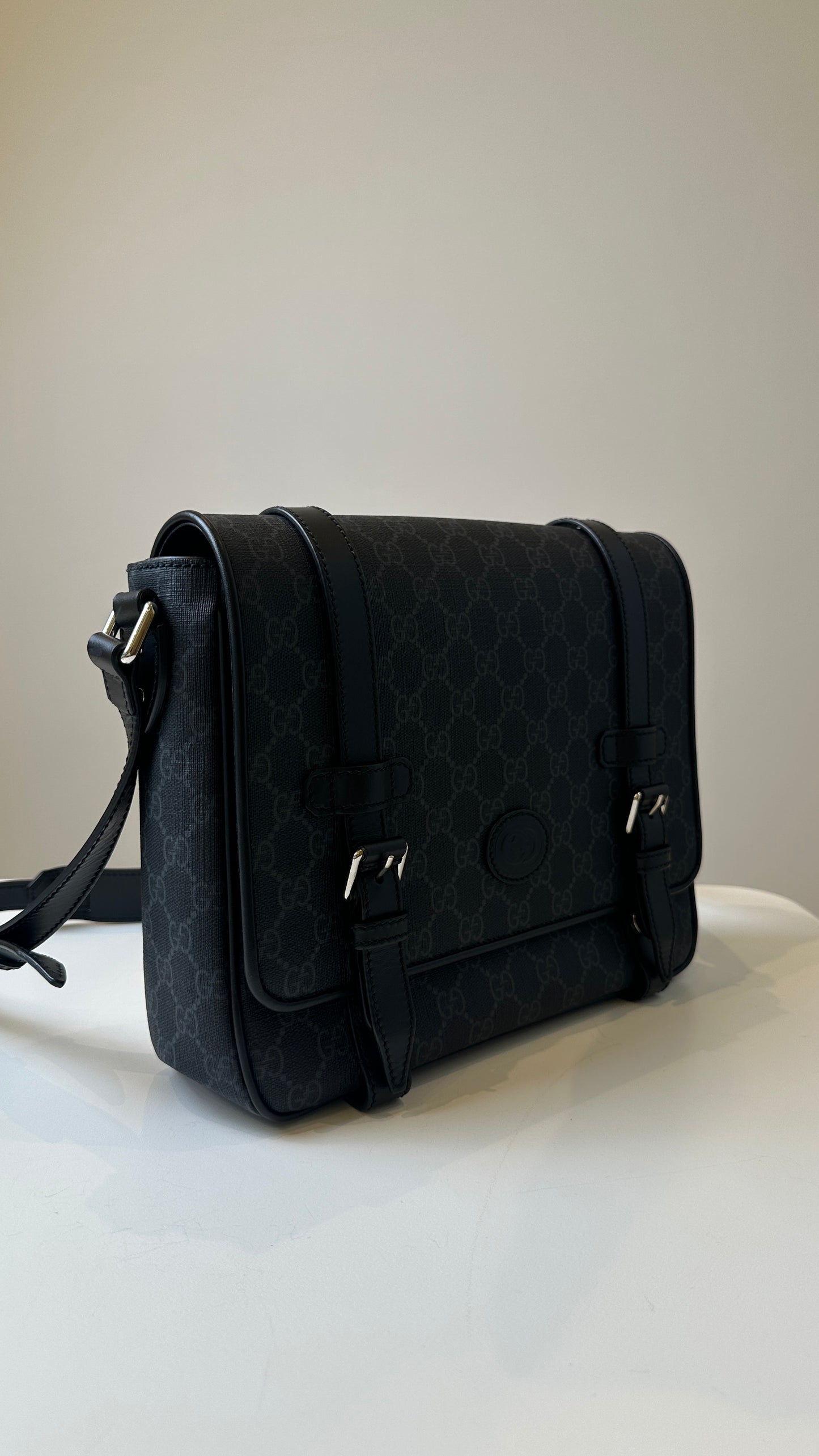 Gucci Monogram Messenger Bag