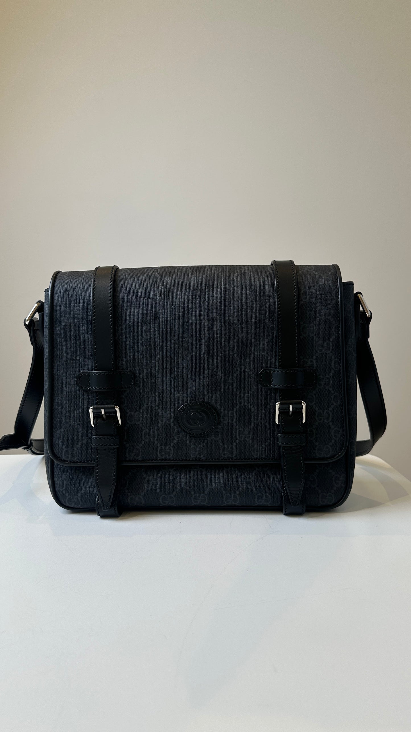 Gucci Monogram Messenger Bag