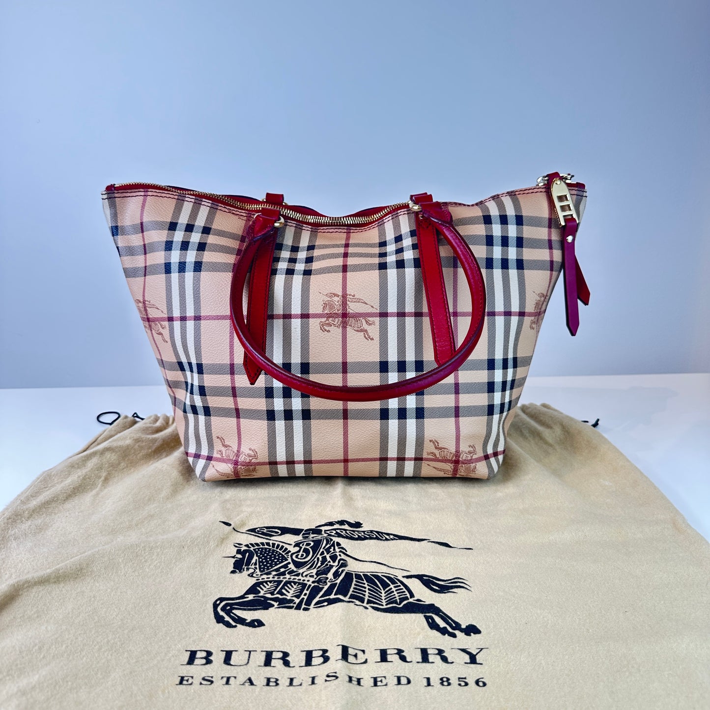 Burberry Classic Check Tote Bag