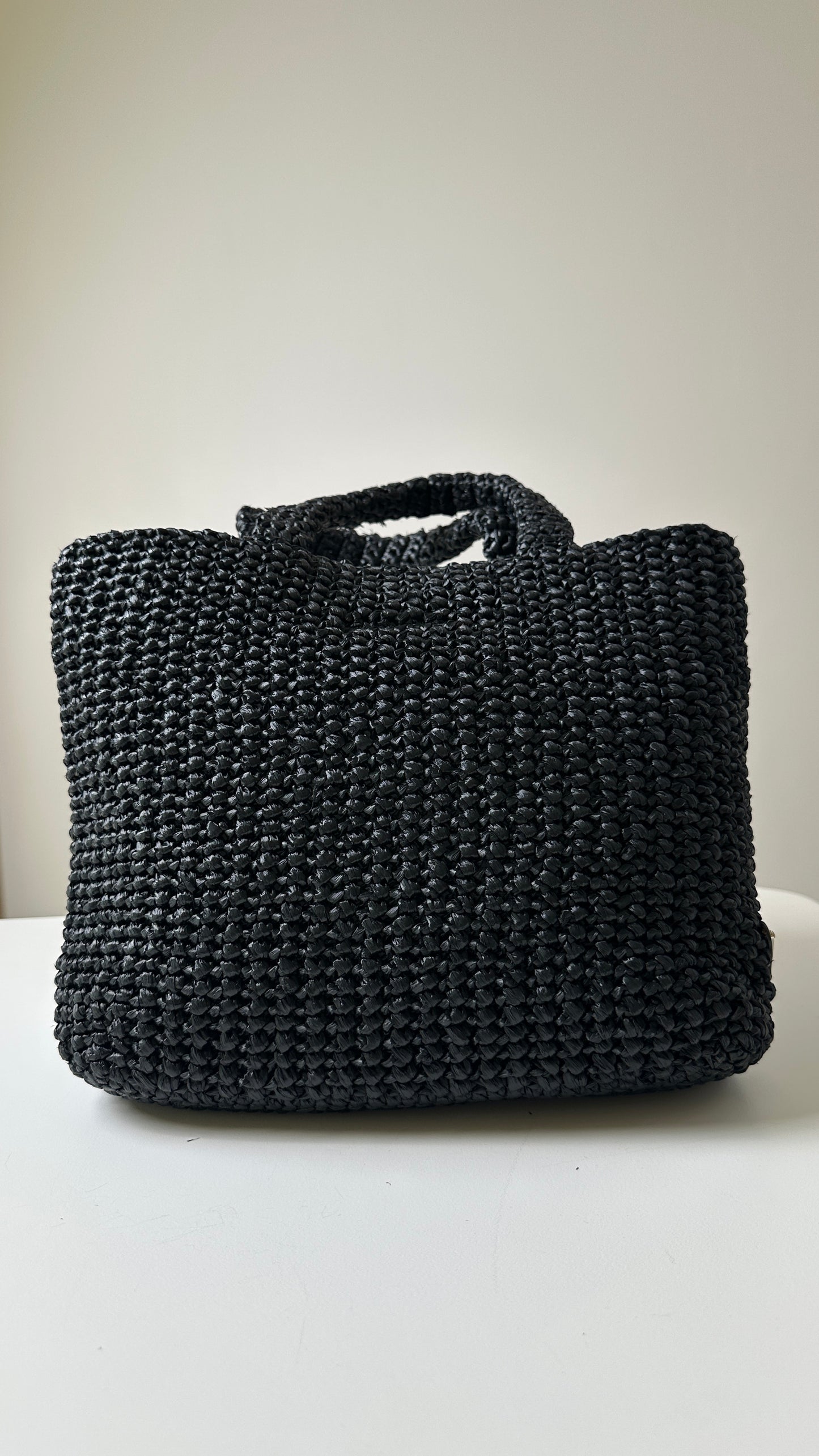 Prada Woven Tote Bag