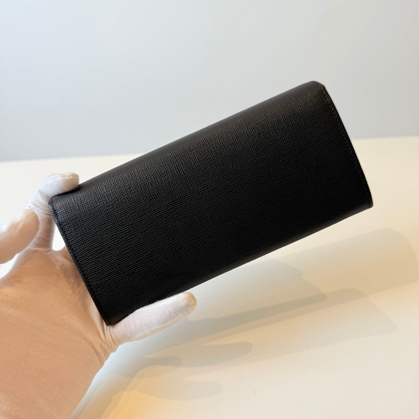 Fendi Black Long Wallet-like new condition & box
