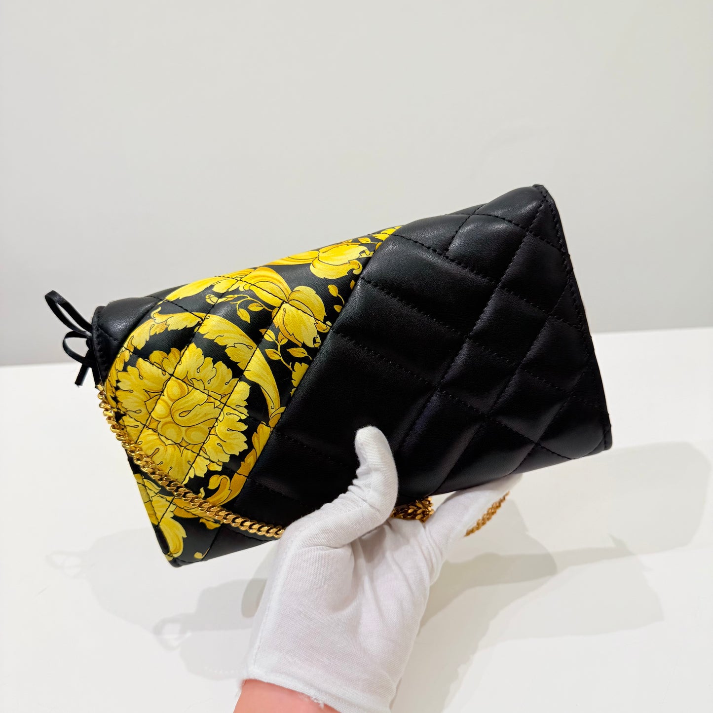 Versace Long Portable Bag & Gold Chain