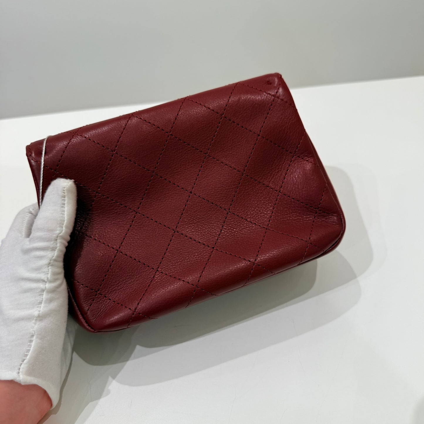 Chanel Flap Bag 19B Enamel Buckle Messenger Bag