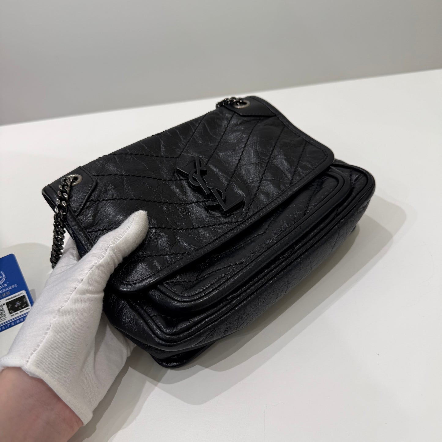 YSL Niki All Black Small SIZE