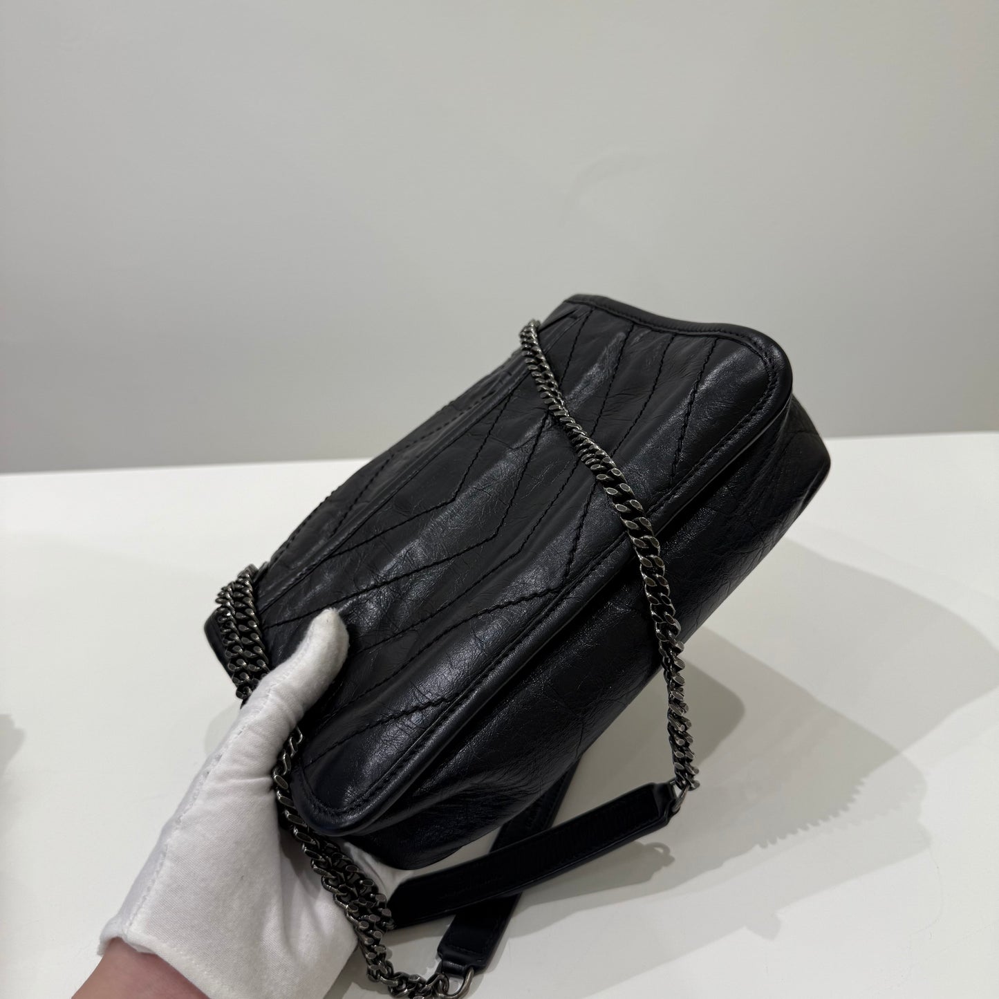 YSL Niki All Black Small SIZE