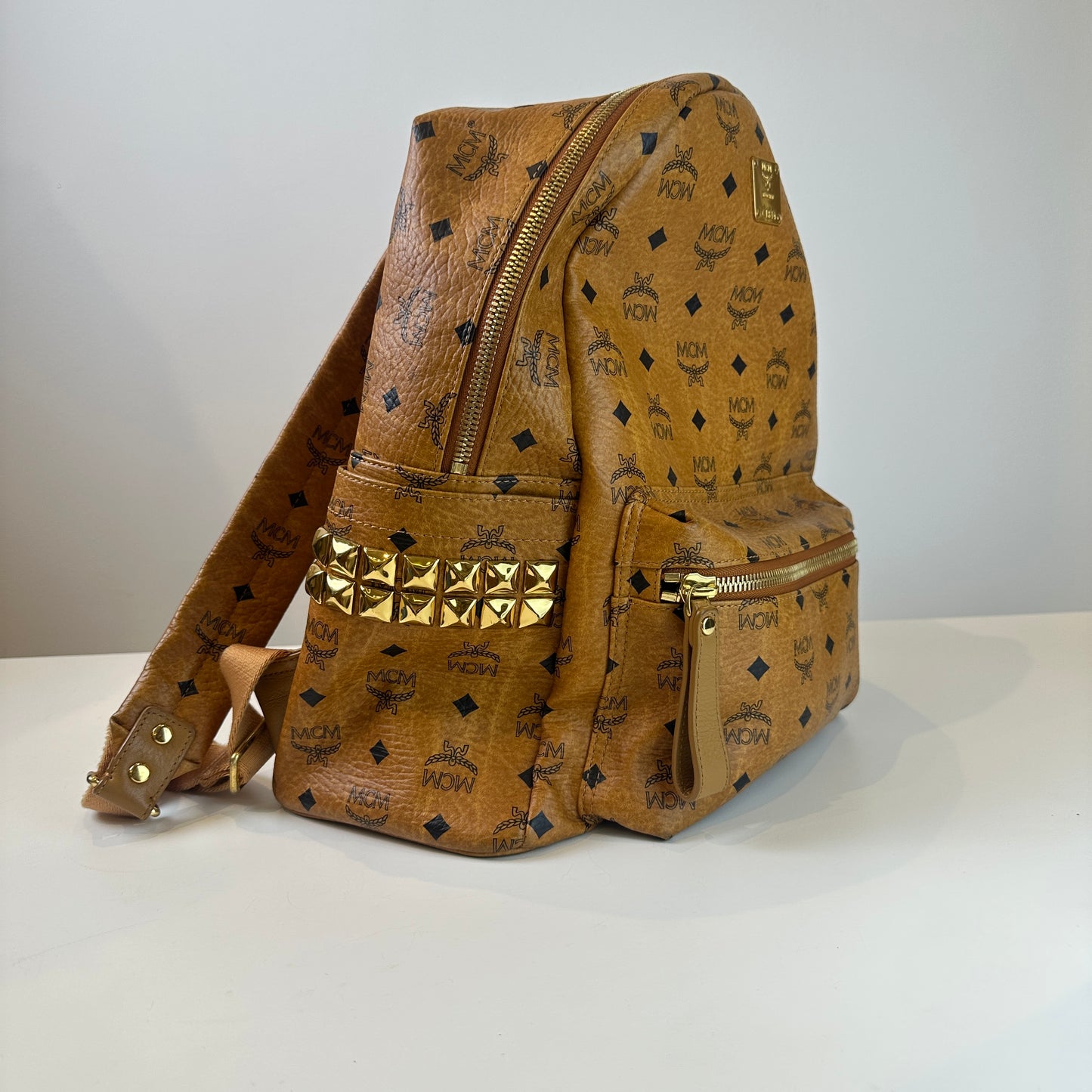 MCM Stark Visetos Backpack Large Size