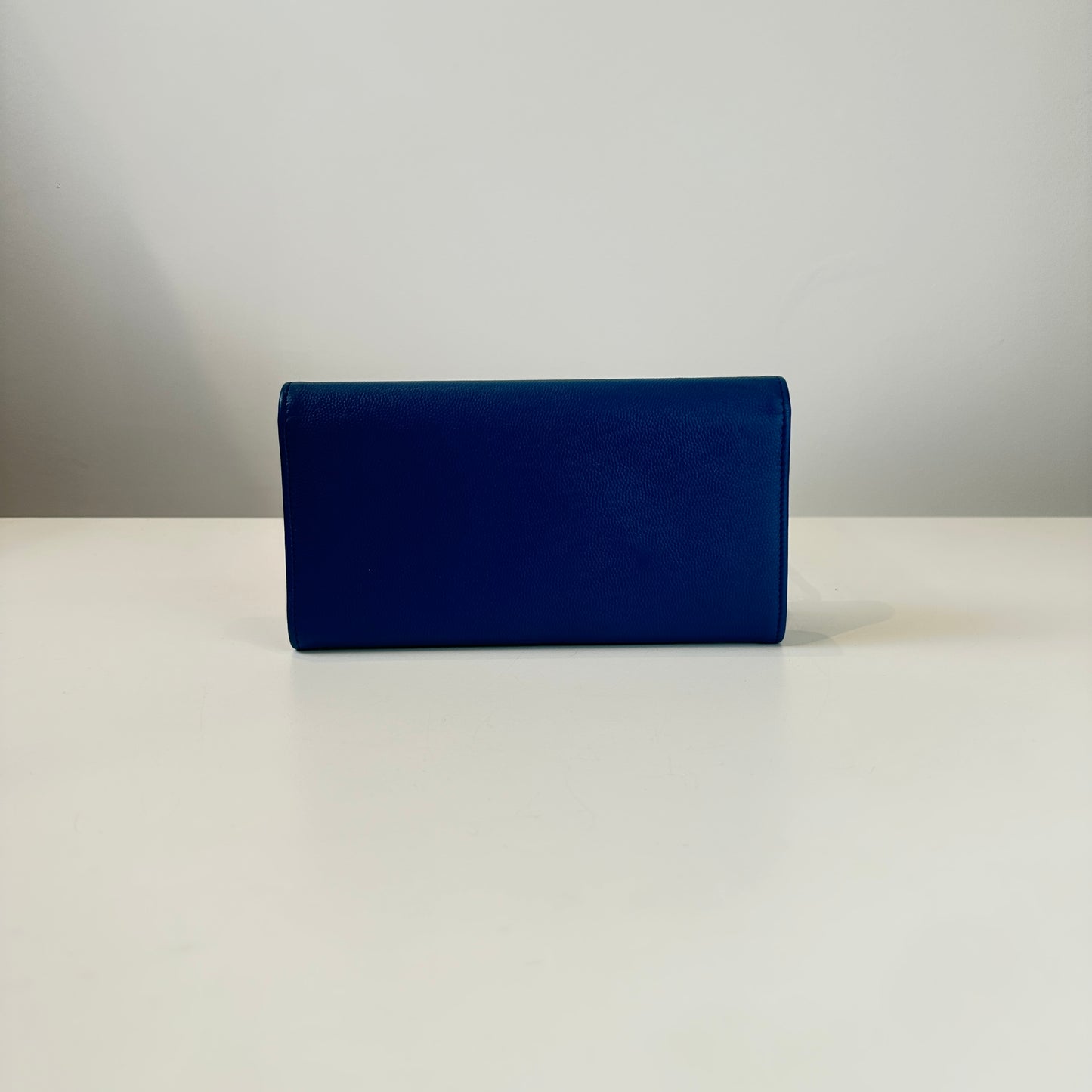 TIKTOK FOLLOWER PRICE - Chanel Blue Calfskin Long Wallet FULL SET