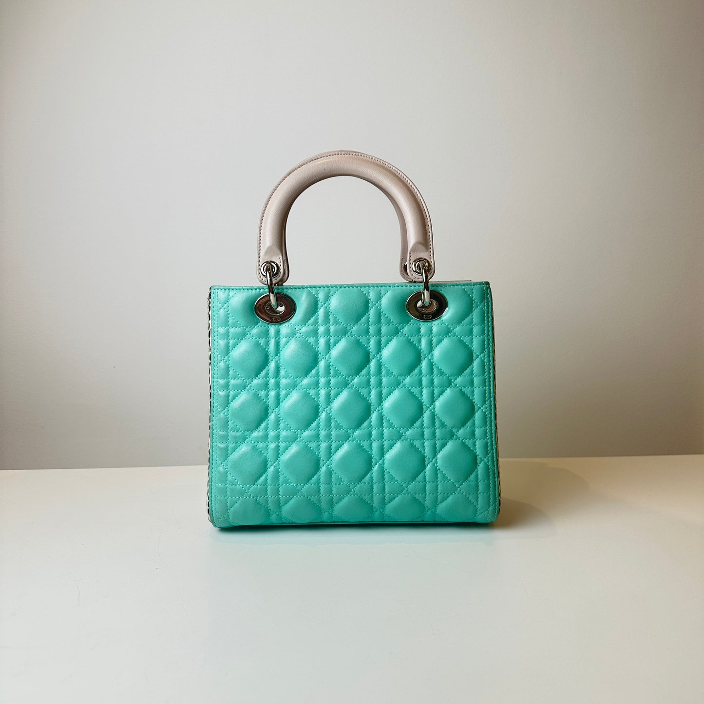 Dior Lady Dior Tiffany Blue Medium Size