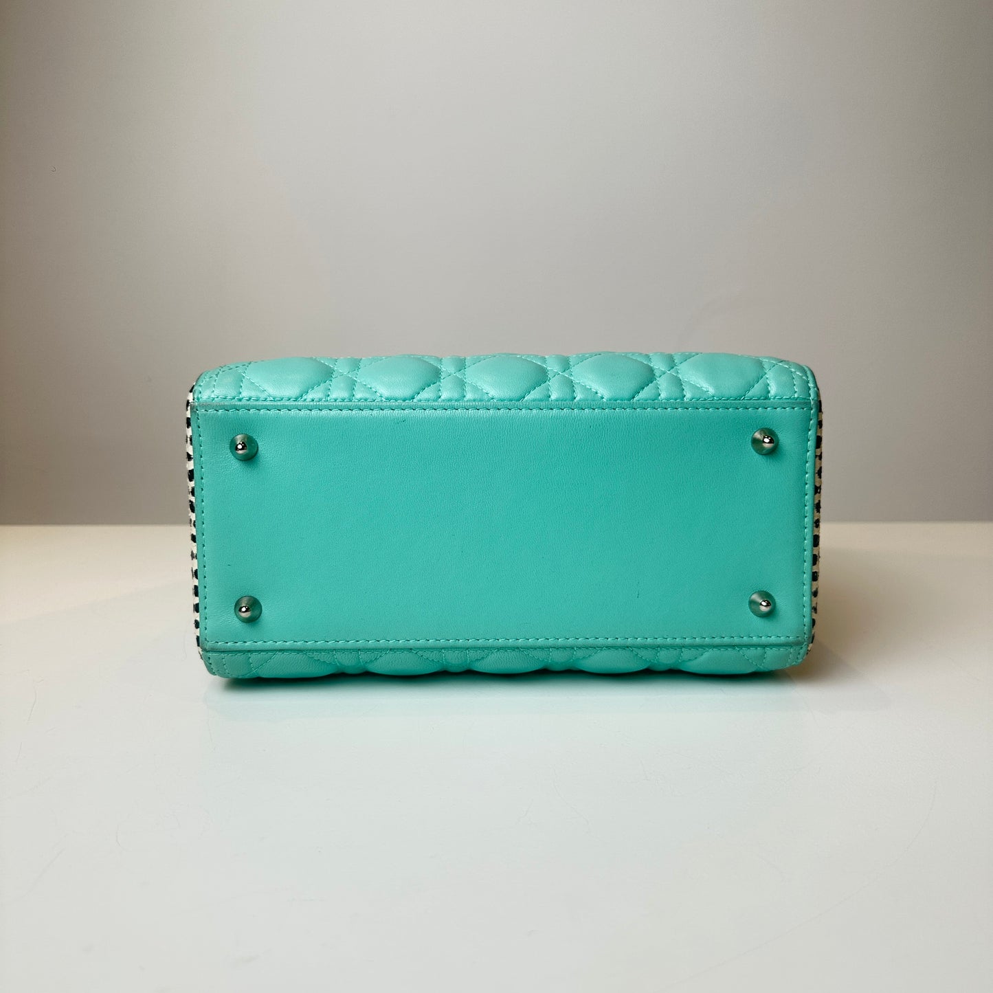 Dior Lady Dior Tiffany Blue Medium Size