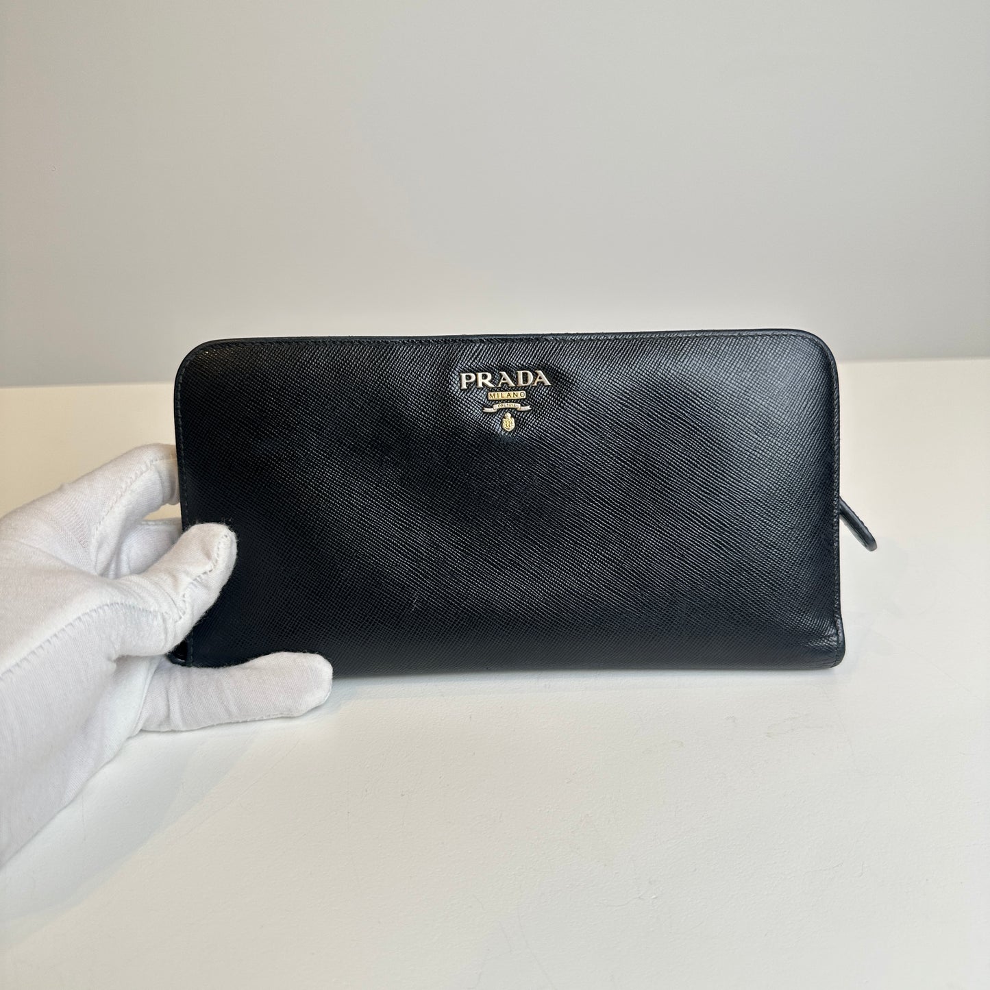 Prada Black Long Wallet