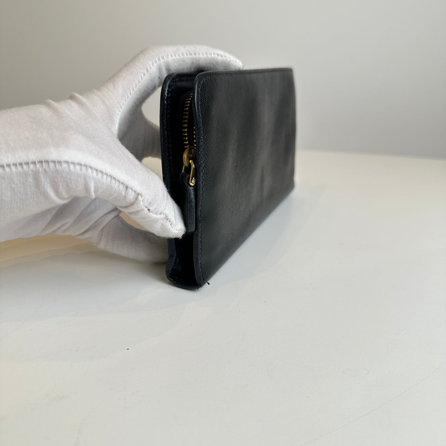 Prada Black Long Wallet