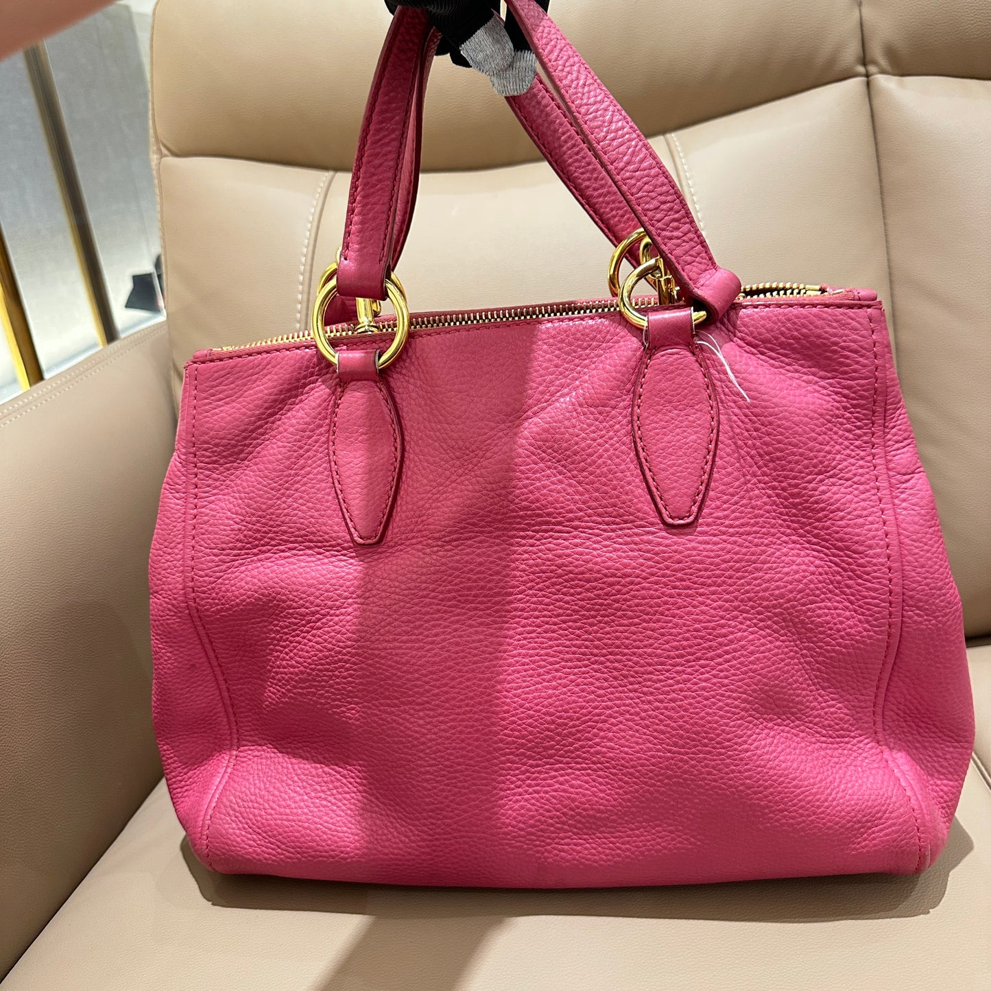 MiuMiu Rose Red Tote Bag