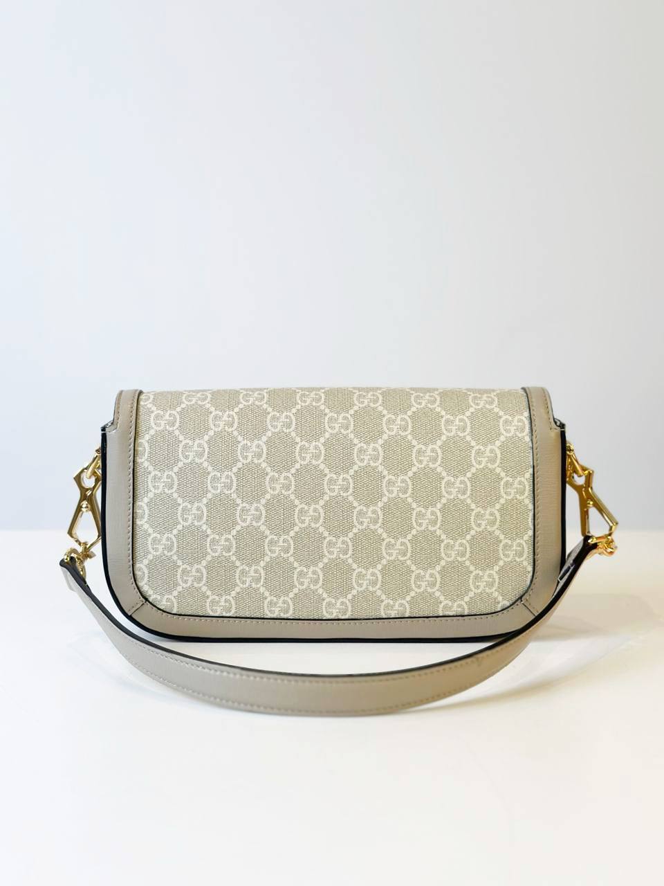 GUCCI HORSEBIT 1955 SMALL BEIGE SHOULDER BAG
