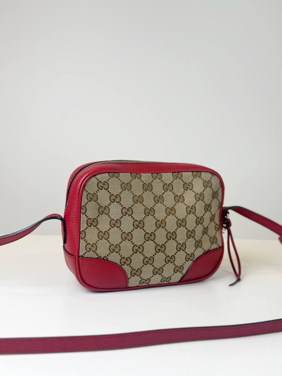 GUCCI BREE RED LEATHER CROSSBODY BAG