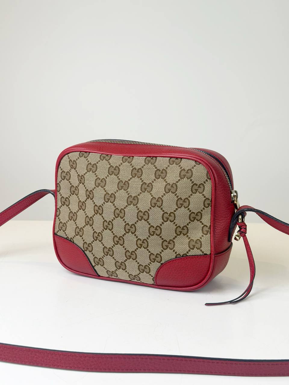 GUCCI BREE RED LEATHER CROSSBODY BAG