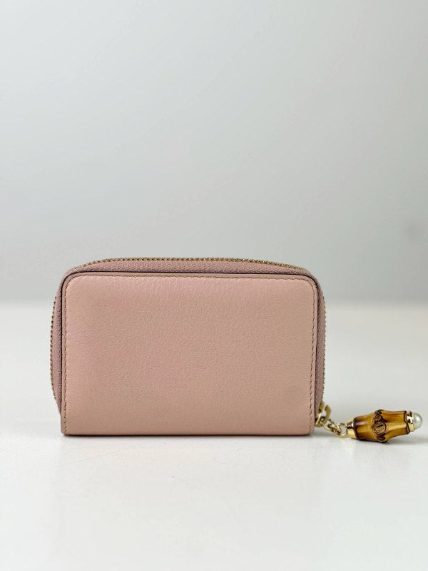 GUCCI BAMBOO PINK SMALL WALLET