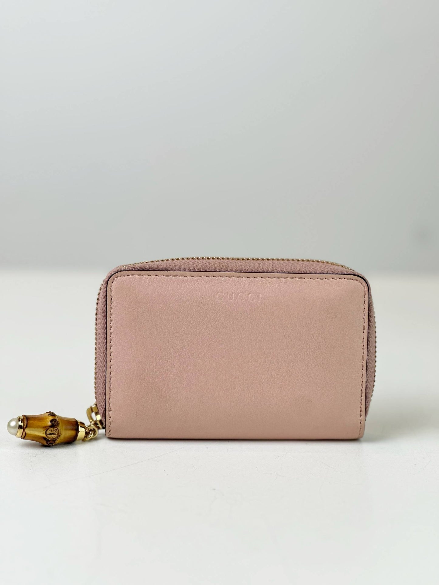 GUCCI BAMBOO PINK SMALL WALLET