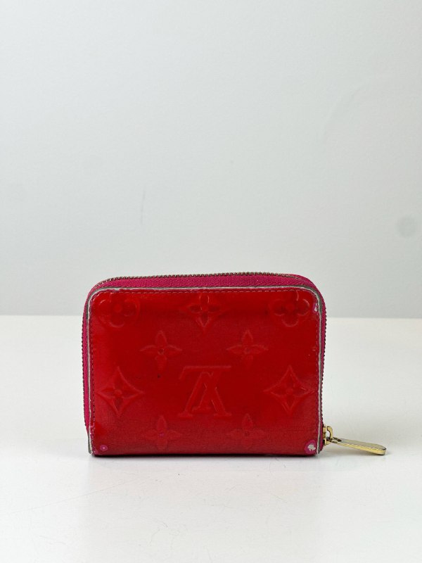 LOUIS VUITTON VERNIS RED ZIPPY COIN PURSE