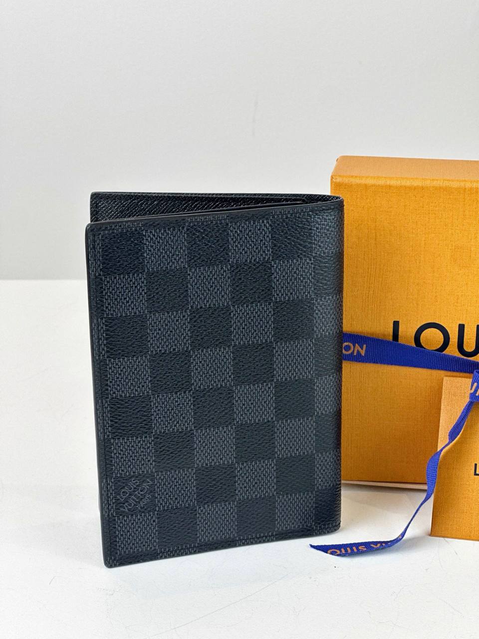 LOUIS VUITTON DAMIER GRAPHITE CANVAS PASSPORT COVER