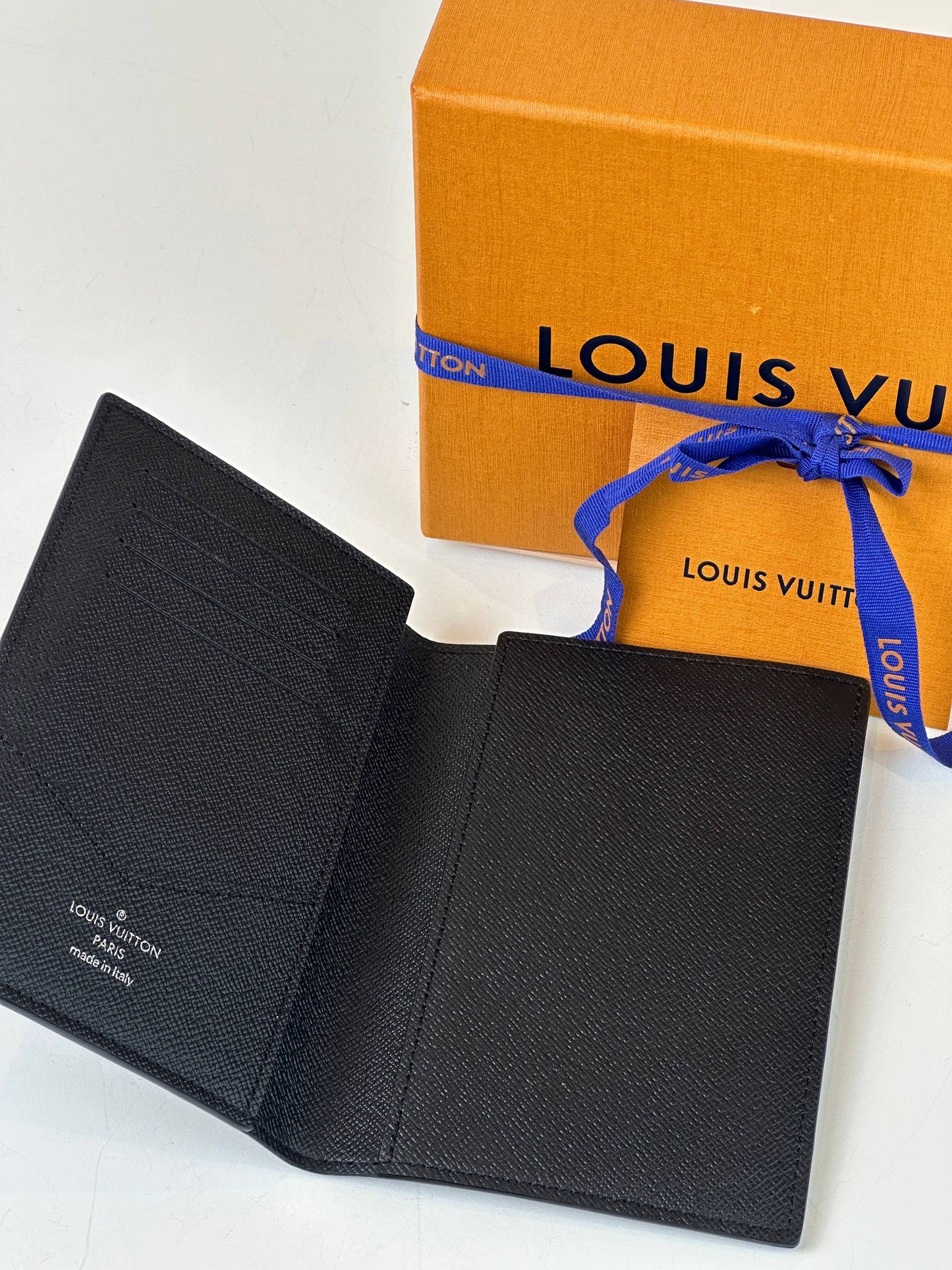 LOUIS VUITTON DAMIER GRAPHITE CANVAS PASSPORT COVER