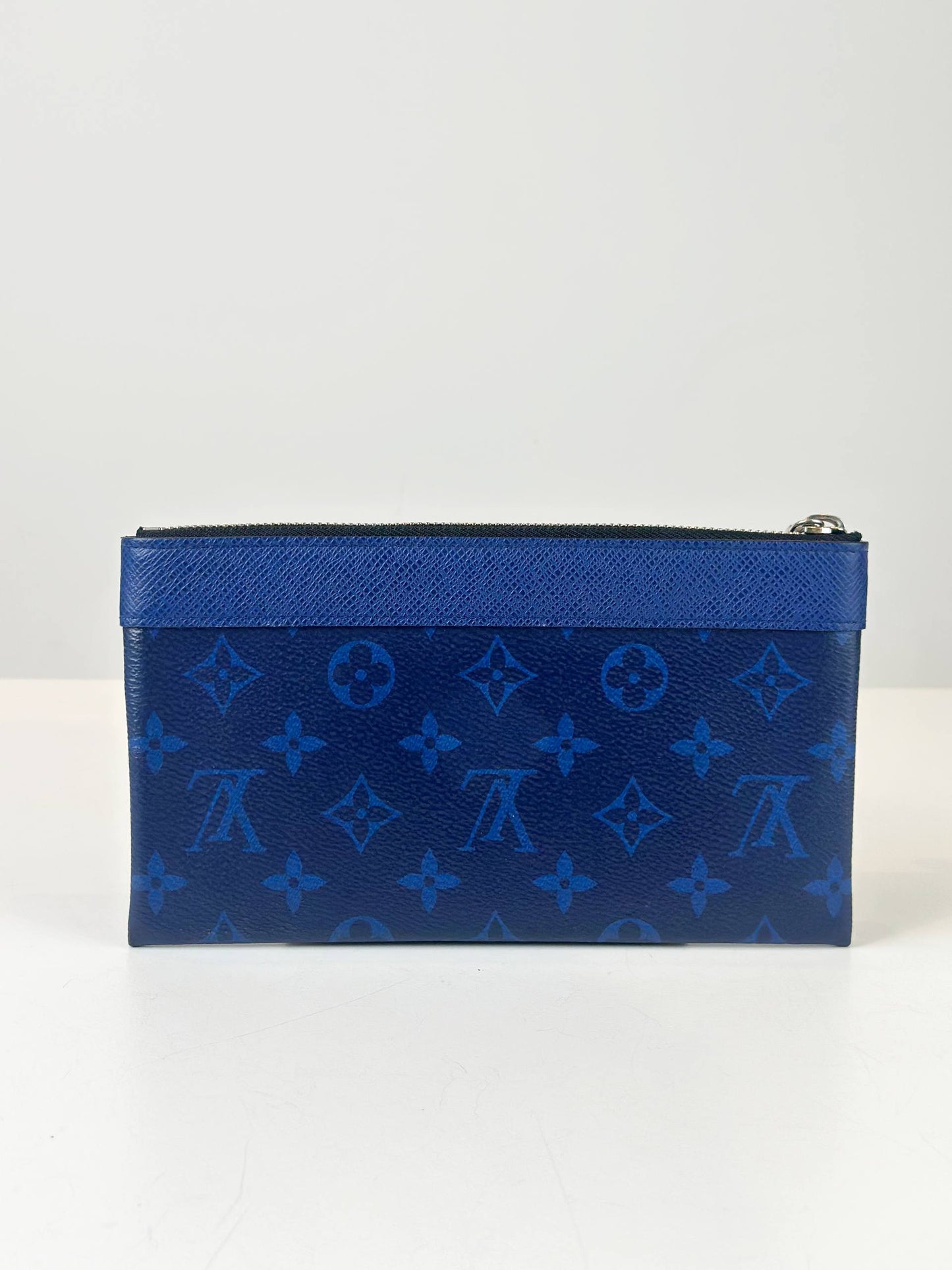 LOUIS VUITTON MONOGRAM COBALT POCHETTE DISCOVERY PM POUCH
