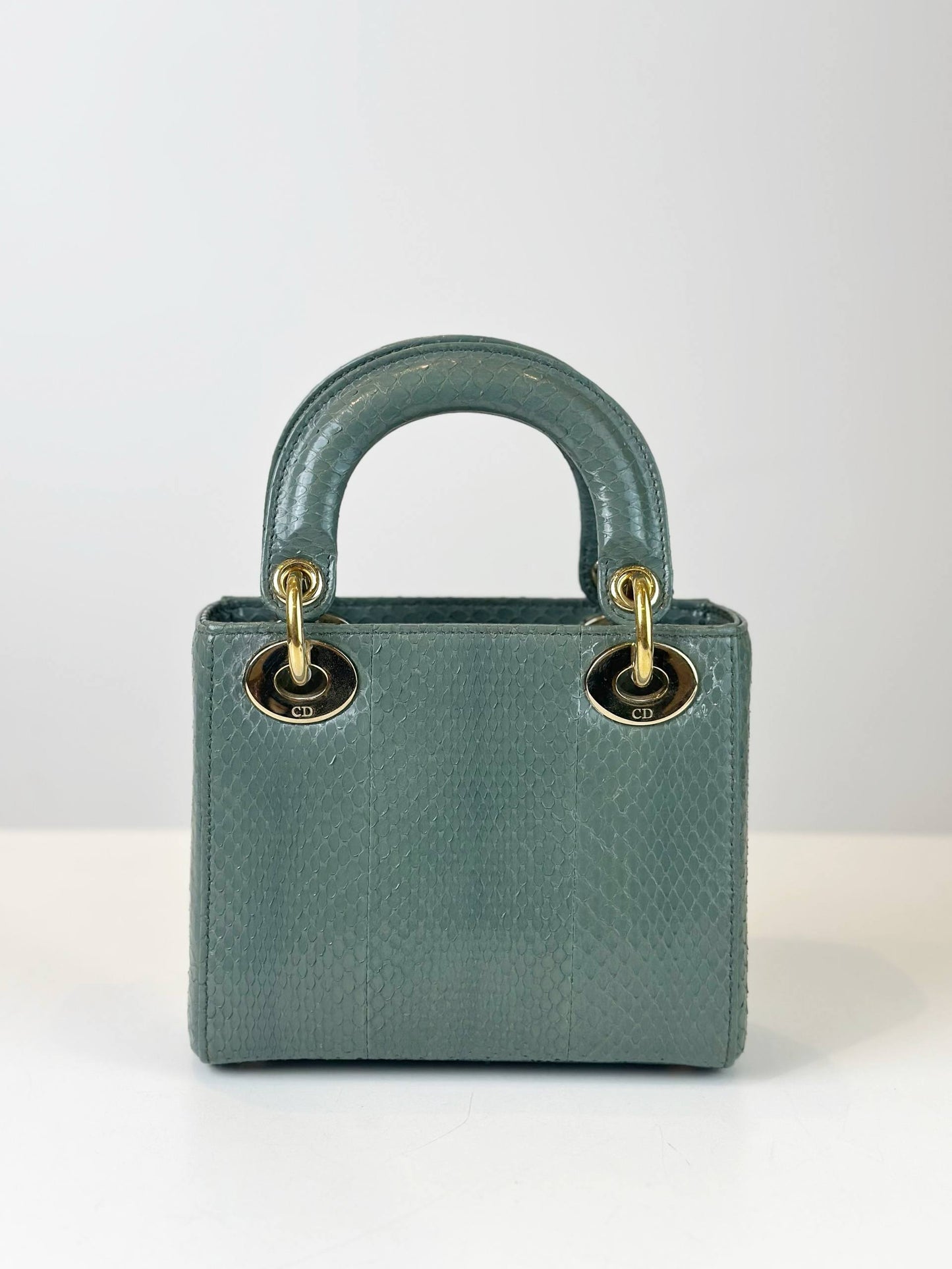 Dior Lady Dior Python Bag Mini Size