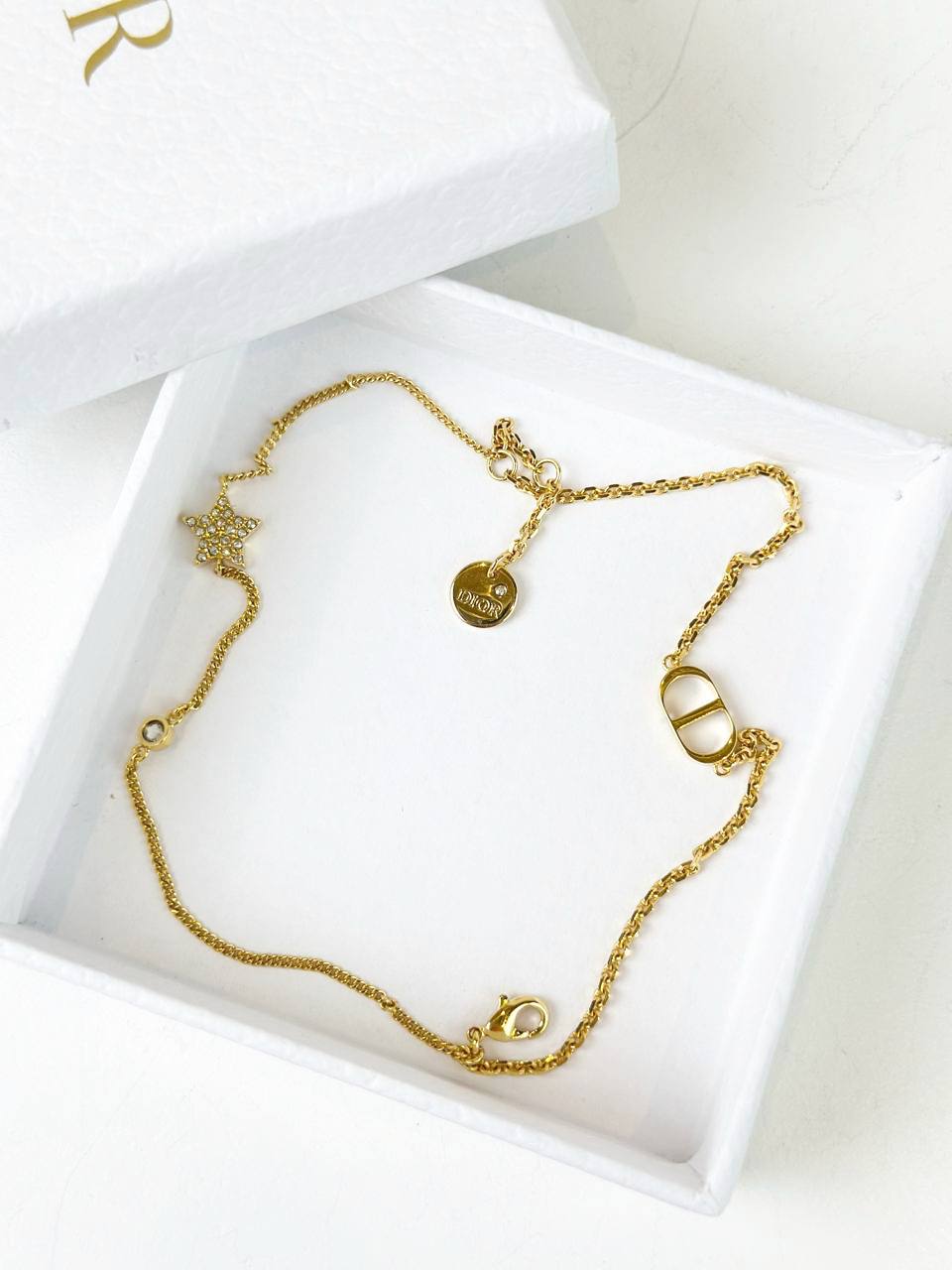 DIOR PETIT CDDOUBLE CHAIN BRACELET