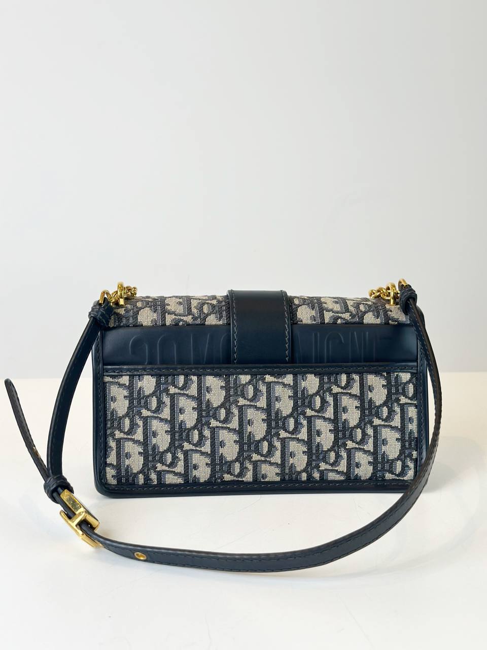 CHRISTIAN DIOR MONTAIGNE EAST WEST BAG WITH CHAIN