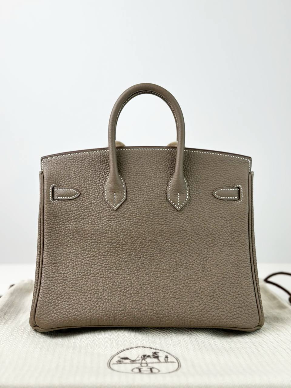 HERMES BIRKIN 25 ETOUPE HANDBAG