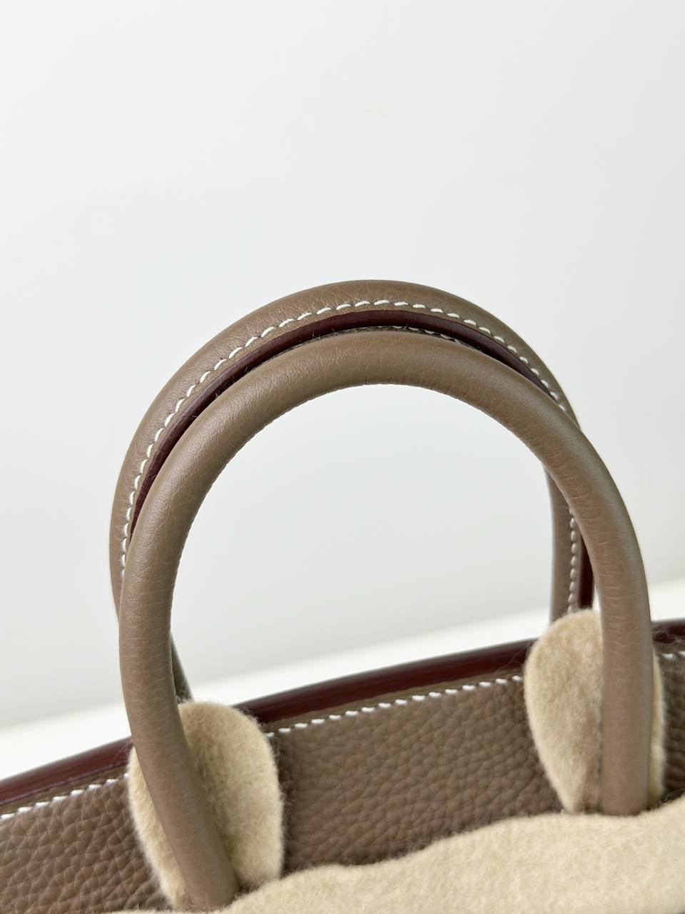 HERMES BIRKIN 25 ETOUPE HANDBAG