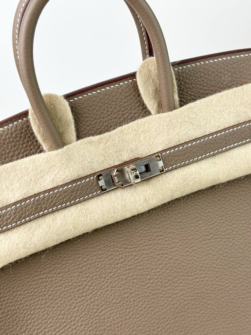 HERMES BIRKIN 25 ETOUPE HANDBAG