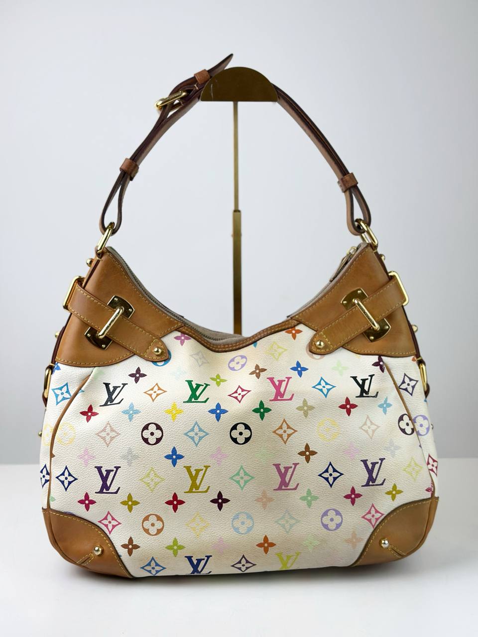 LOUIS VUITTON BIANCO MULTICOLOR HOBO SHOULDER BAG
