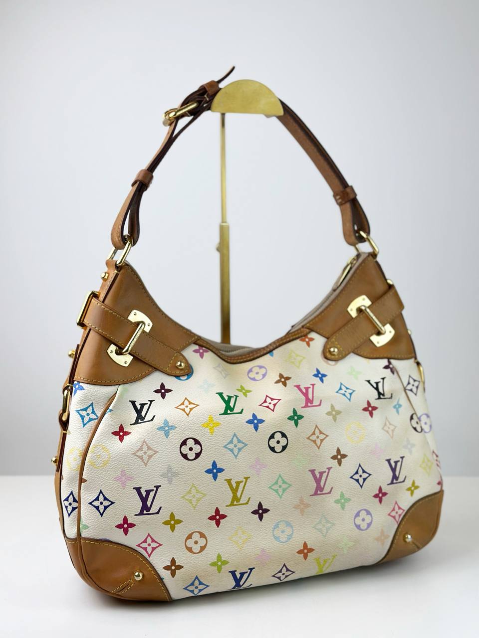LOUIS VUITTON BIANCO MULTICOLOR HOBO SHOULDER BAG