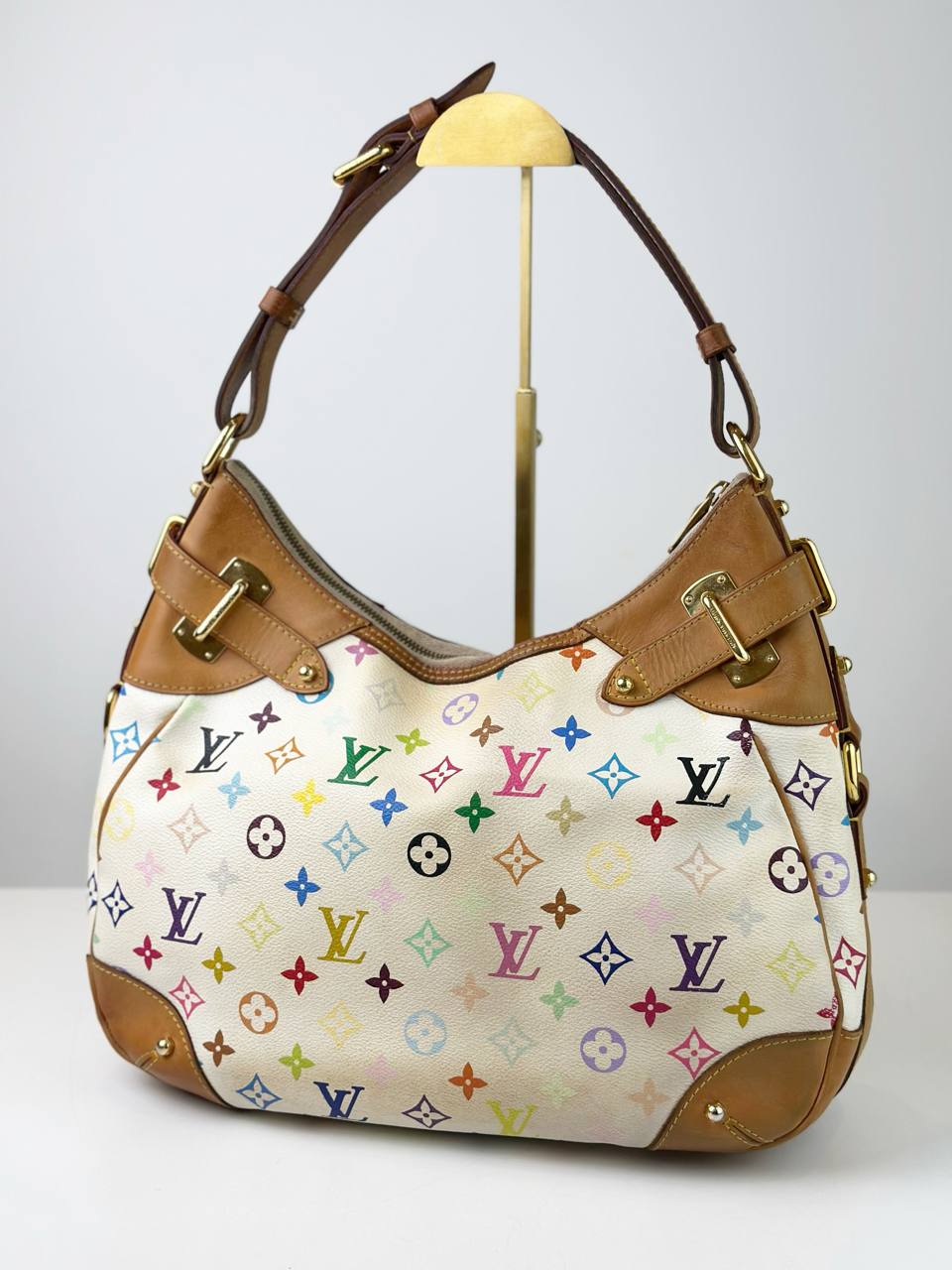 LOUIS VUITTON BIANCO MULTICOLOR HOBO SHOULDER BAG