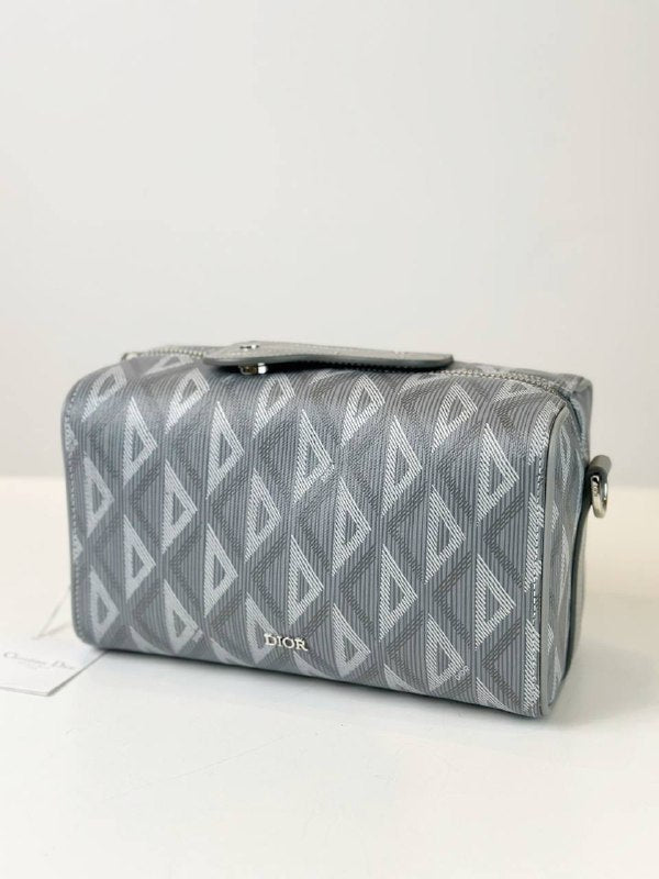 DIOR LINGOT 22 DIAMOND JACQUARD CROSSBODY BAG