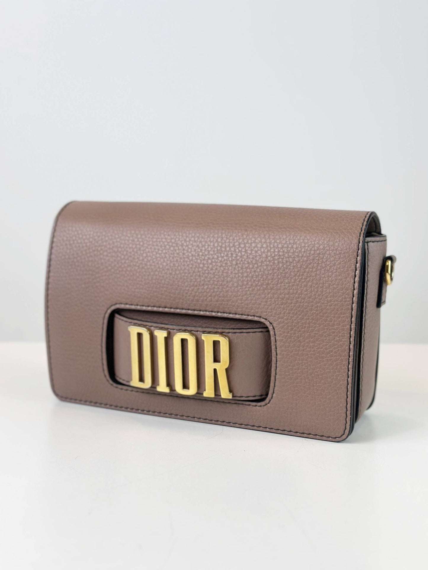 DIOR REVOLUTION FLAP BEIGE CROSSBODY BAG