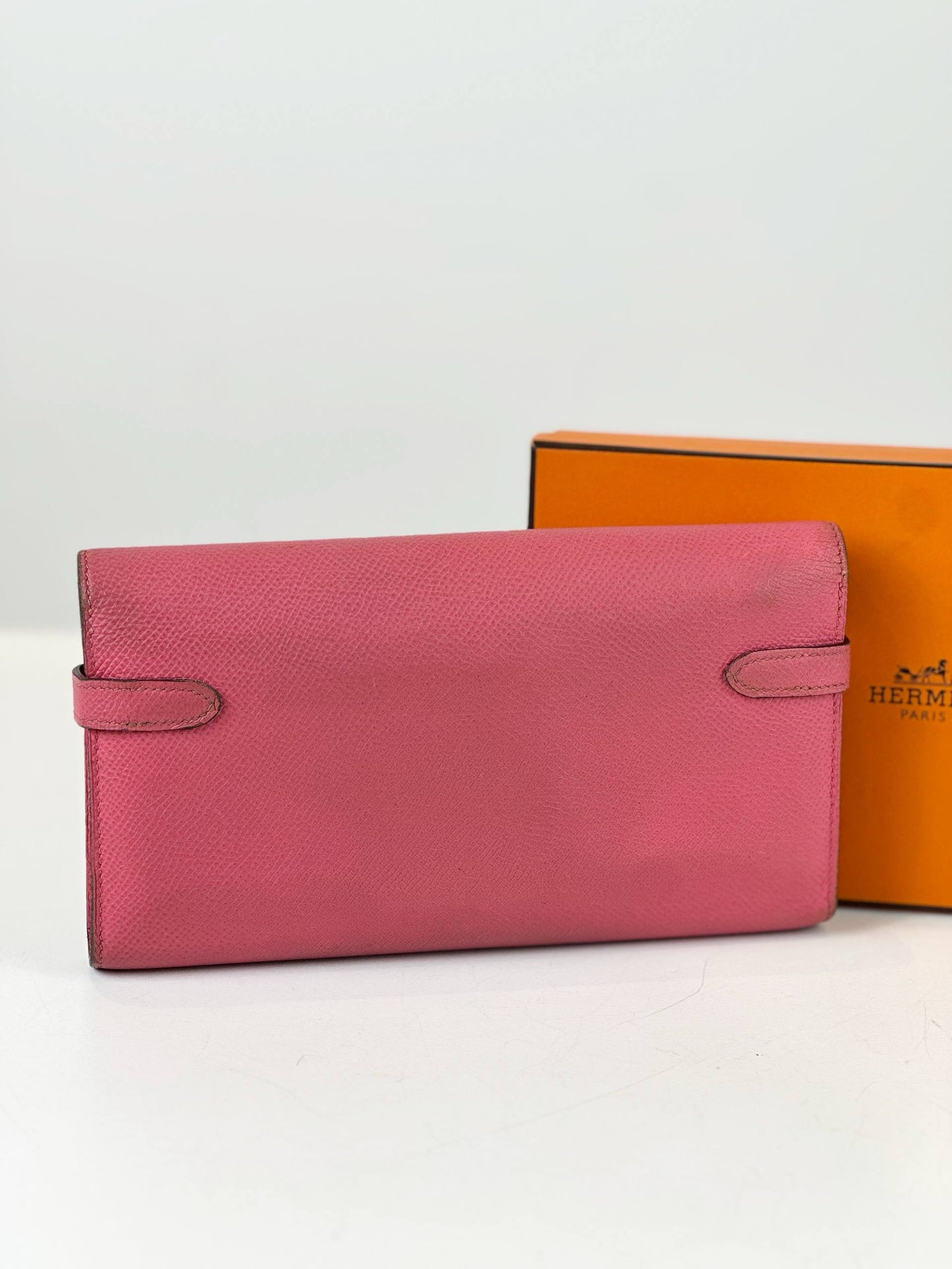HERMES KELLY PINK WALLET