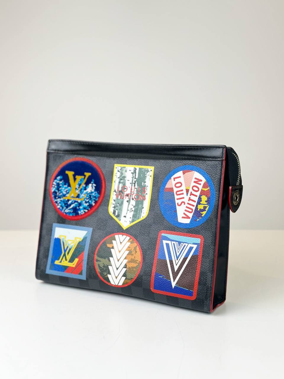 LOUIS VUITTON LIMITED EDITION ALPH POCHETTE VOYAGE MM CLUTCH