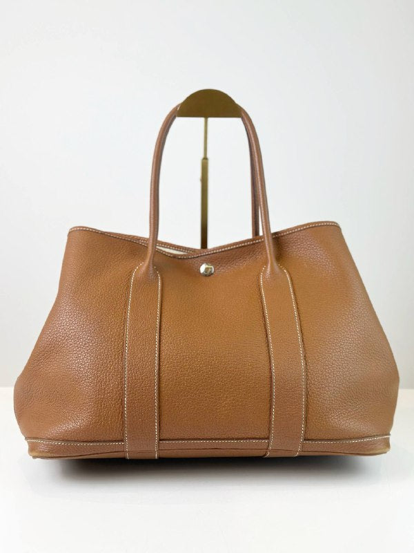 HERMES GARDEN PARTY 36 GOLD NEGONDA HANDBAG