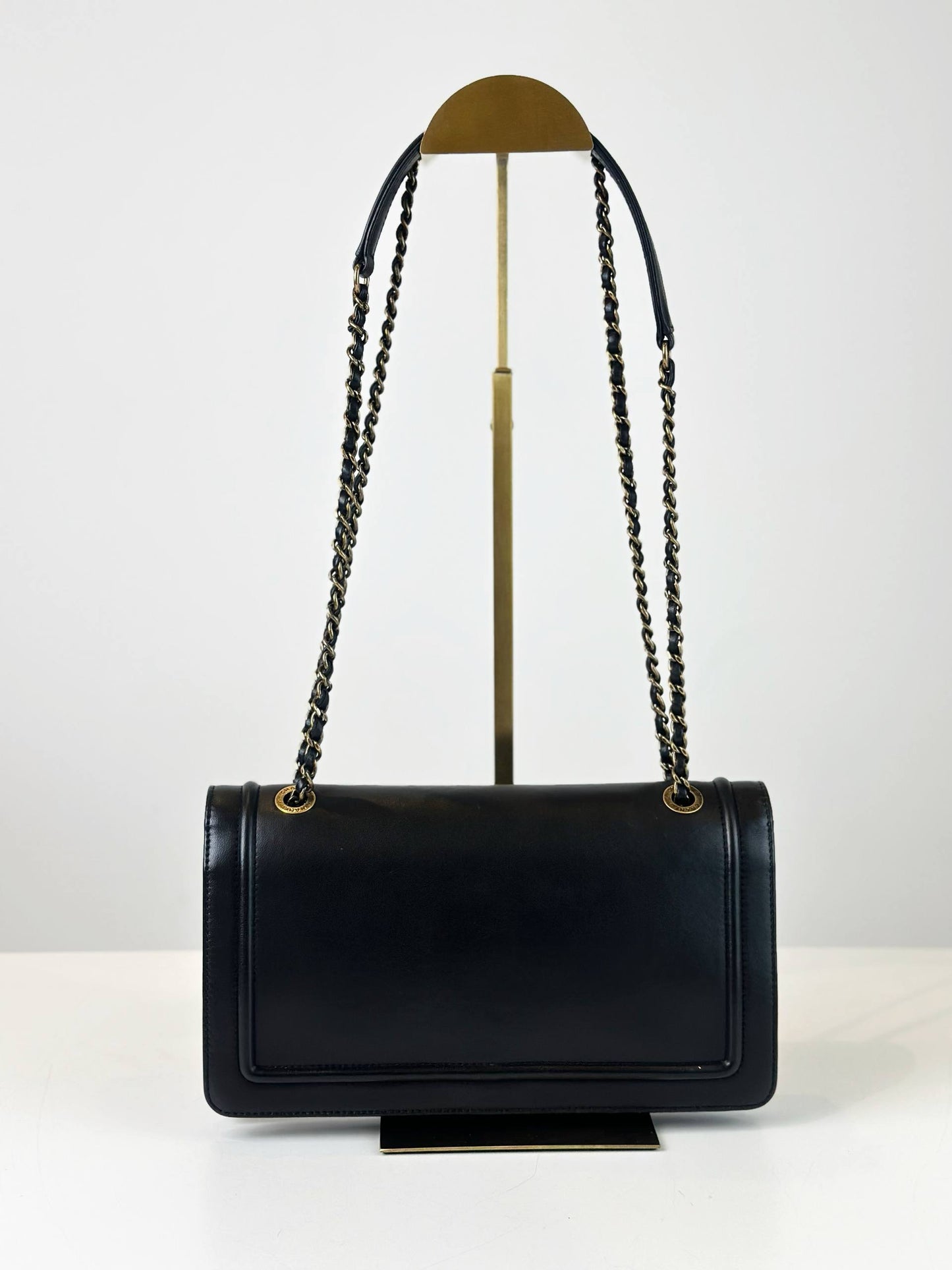 CHANEL CC ANTICO FLAP BLACK SHOULDER BAG