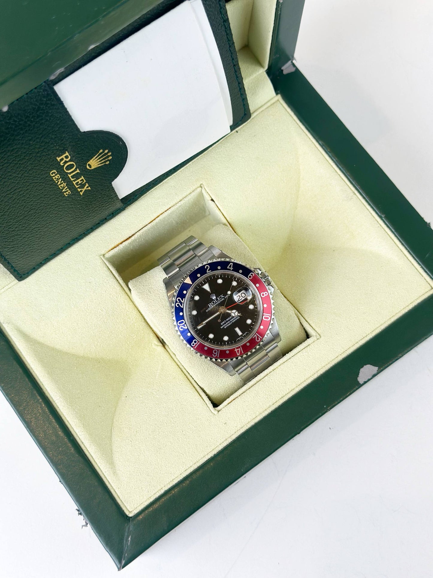 ROLEX GMT MASTER II PEPSI AUTOMATIC WATCH