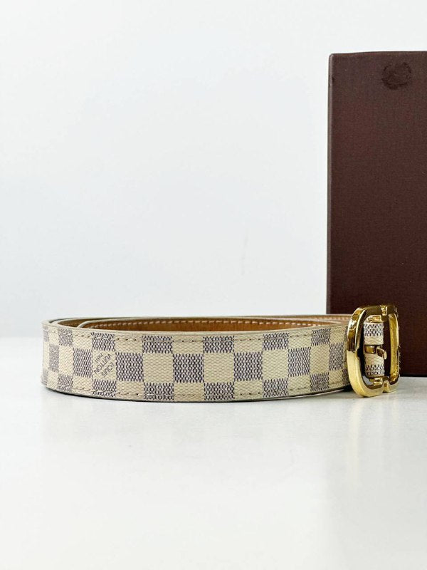 LOUIS VUITTON DAMIER AZUR BELT