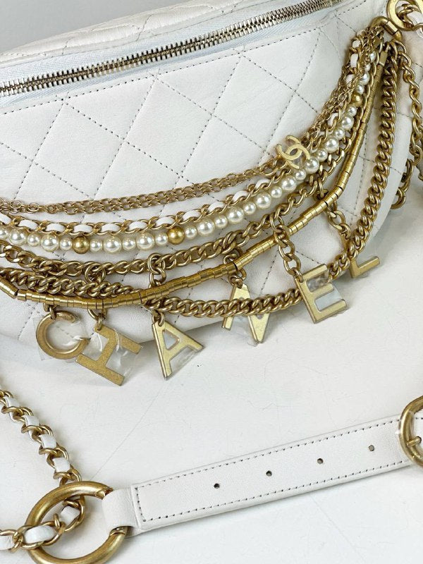CHANEL QUILTED ALL ABOUT CHAIN WAIST