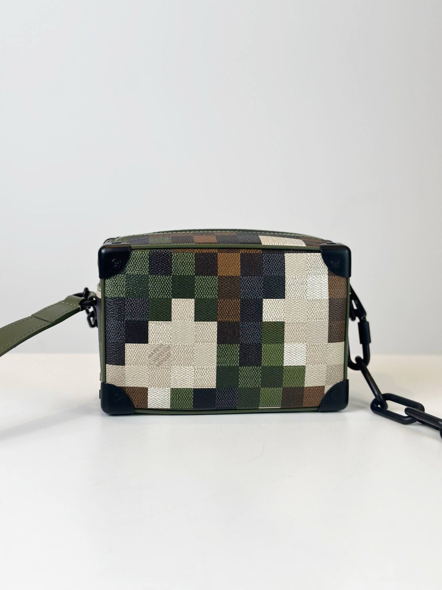 LOUIS VUITTON MINI SOFT TRUNK DAMOFLAGE GREEN SLING BAG