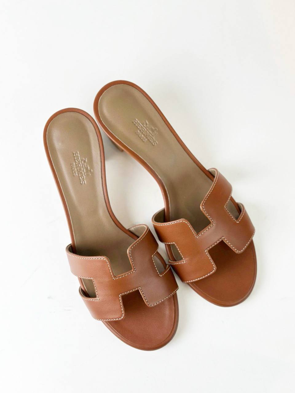 HERMES OASIS BROWN SANDALS
